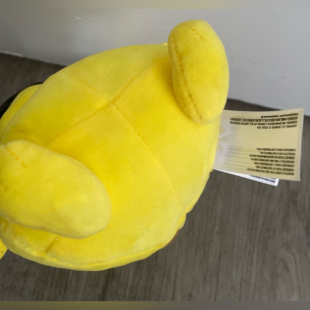 Pikachu Pokemon Yellow Plushie with Captain Hat size 8” - Picture 3 of 7